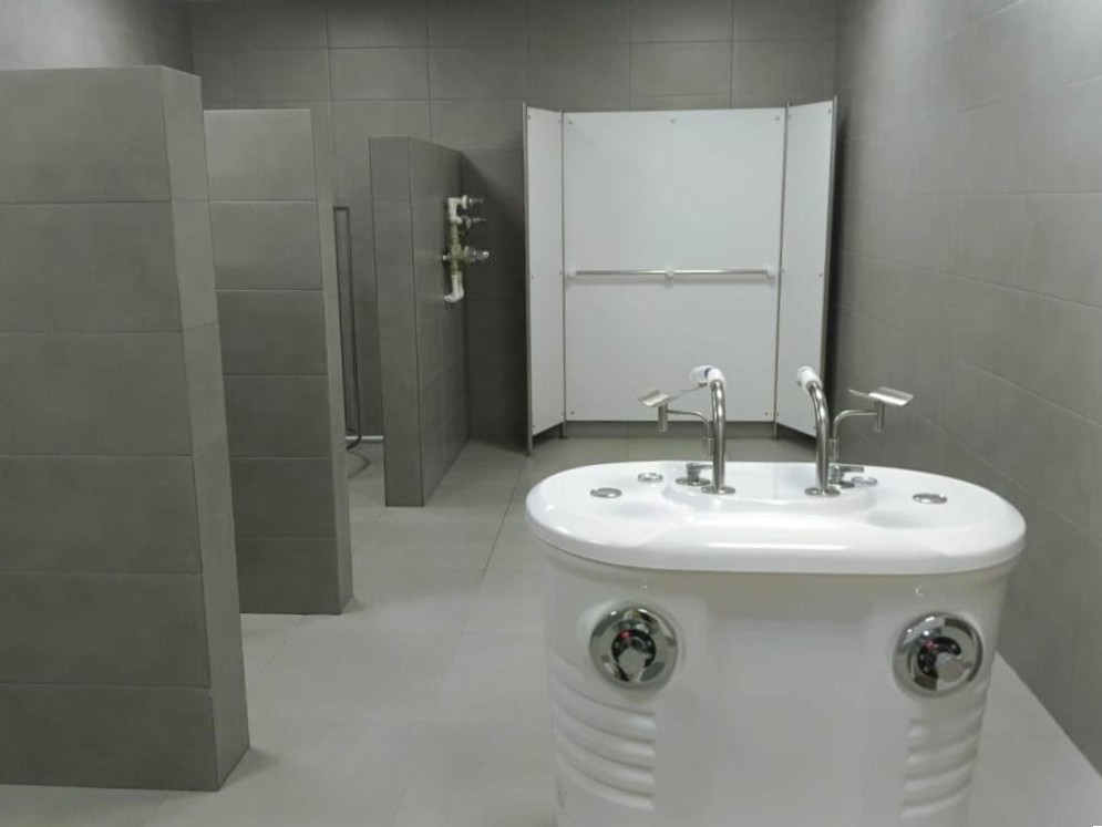 Новое ванное отделение